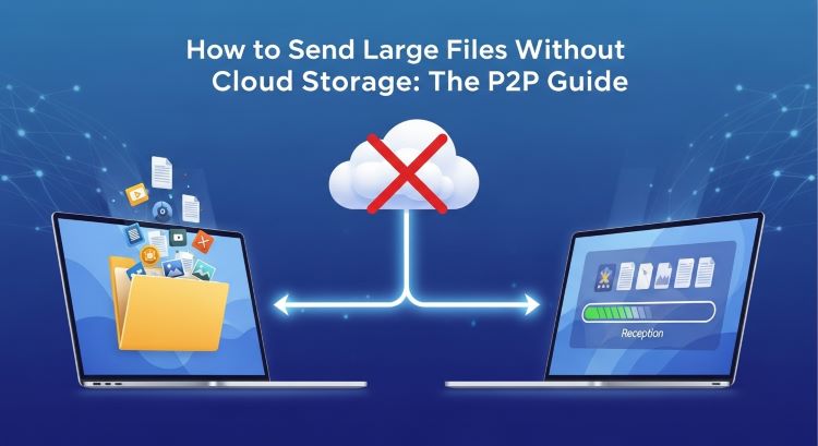 How to Send Large Files Without Cloud Storage: The P2P Guide